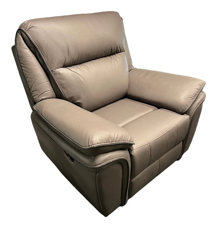 Montana Brown Leather Recliner Sofa (3+2+1)